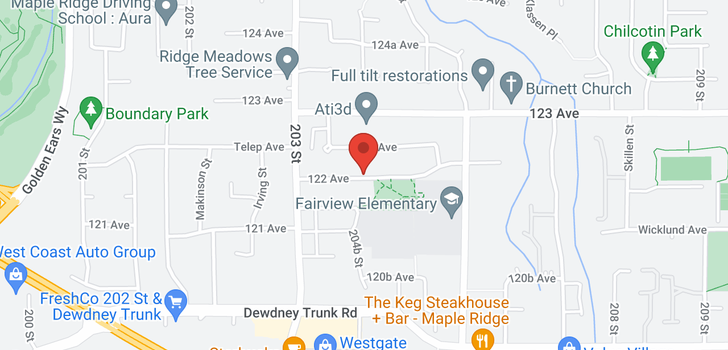 map of 20465 122 AVENUE